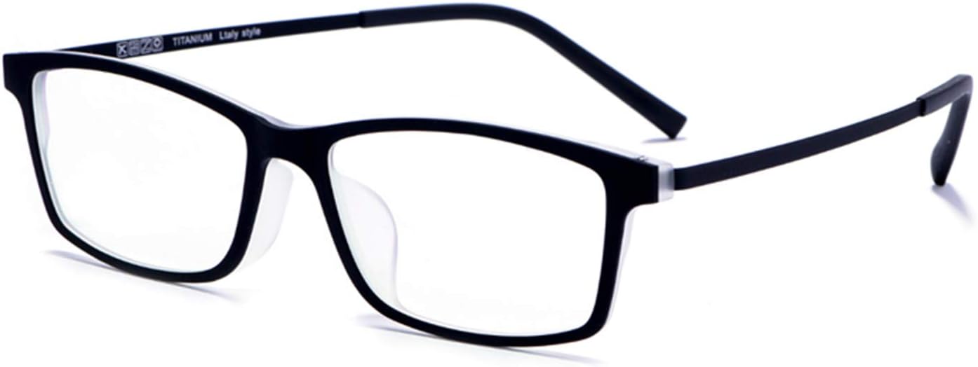 Reading Glasses,Pure Titanium, Anti-Blue Light, High Definition, Ultra Light, Anti-Fatigue, Full Frame, Black, Blue,Black,+2.5