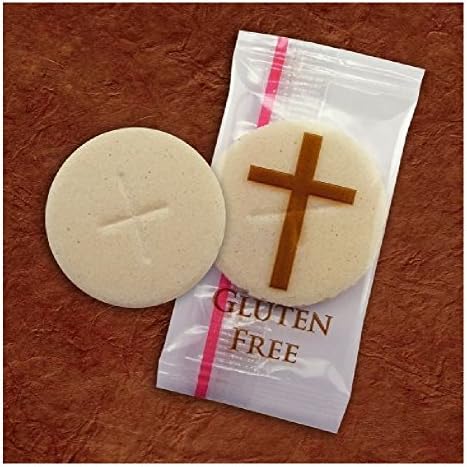 Gluten Free 1 3/8" Diameter (35mm) Altar Communion Bread 25 Count Boxed Individually Wrapped