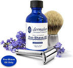 Pre-Shave Oil with LAVENDER ESSENTIAL OIL, 100% All Natural Oil for Sensitive Skin, Premium Quality for Anti-Irritation & Effortless Smooth Irritation-free. Ultra Gliding Shaving Oil (2.0 fl. oz / 60)