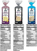 Quaker Large Rice Cakes, 3 Flavor Topper Variety Pack, Pack of 6