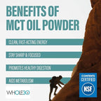 BUBS Naturals MCT Oil Powder - Premium MCT Oil & Keto Coffee Creamer - Vegan & Paleo Friendly - Healthy Coconut Fats + Low Carb - Dairy-Free Energy Source for Shakes, Smoothies & Baking (10.6 oz)