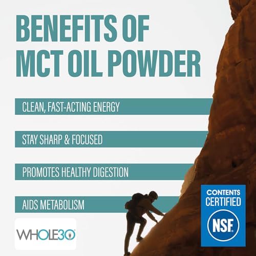 BUBS Naturals MCT Oil Powder - Premium MCT Oil & Keto Coffee Creamer - Vegan & Paleo Friendly - Healthy Coconut Fats + Low Carb - Dairy-Free Energy Source for Shakes, Smoothies & Baking (10.6 oz)