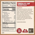 Kodiak Cakes Power Cakes, Pancake & Waffle Mix, Chocolate Chip, High Protein,100% Whole Grains (Pack of 6)