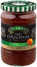 Duerr's Coarse Cut 1881 Seville Orange Marmalade 16oz