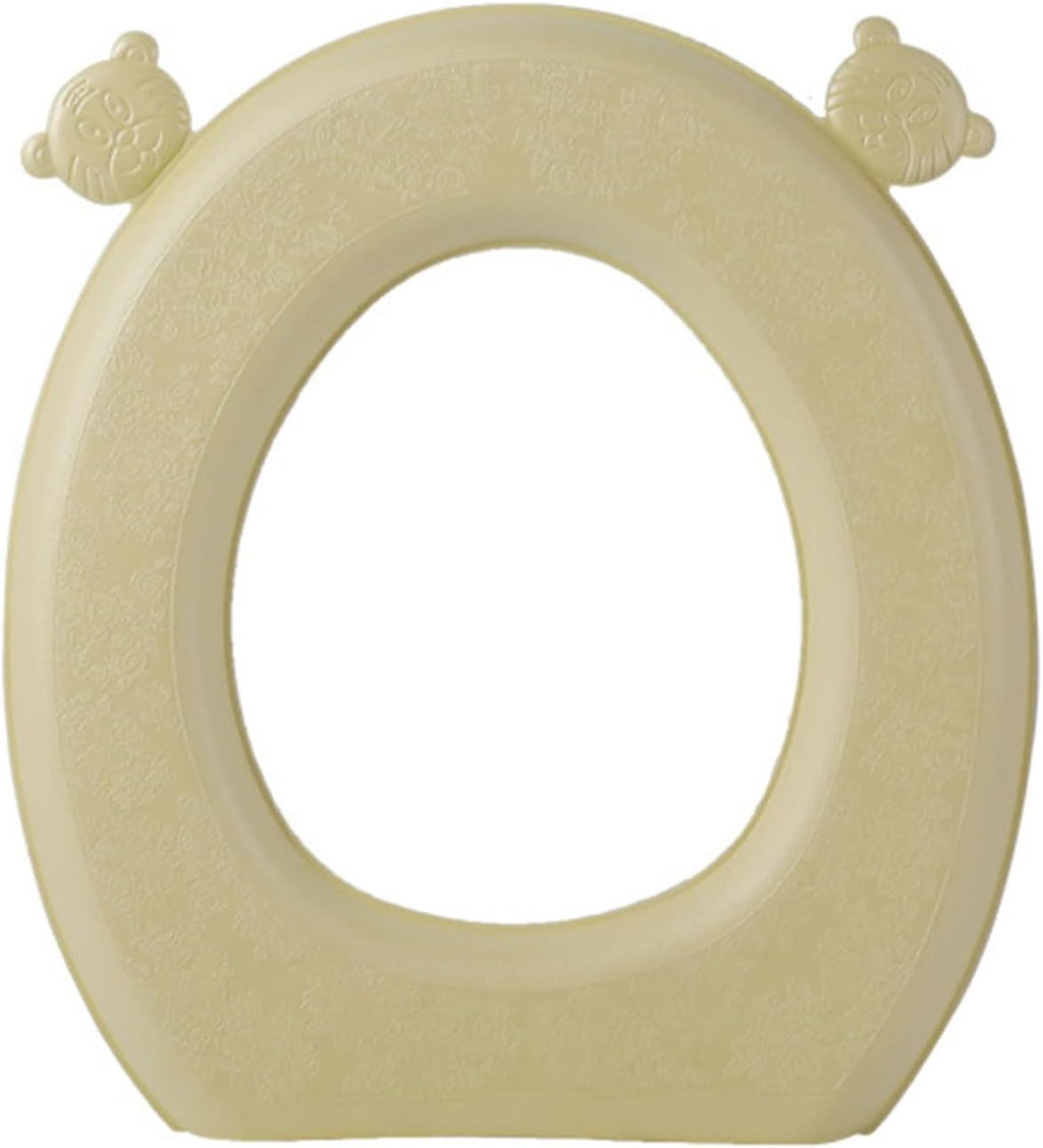 Toilet for Seat Cushion Toilet for Seat Cover with Handle Waterproof EVA Toilet for Seat Pad Mat Reusable Warm Soft Pad Toilet Seat Cover, Yellow