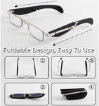 Foldable Anti-Blue Light Reading Glasses (With Free Case), Presbyopic Glasses Anti-Blue Light for Men, Women