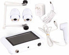 Dioche Skin Diagnosis Hair Analyzer Machine, 5 Inch HD LCD Screen Digital Skin Detector Rechargeable Scalp Hair Follicle Oil Magnifying Detector Analyzer Skin Pigment Tester