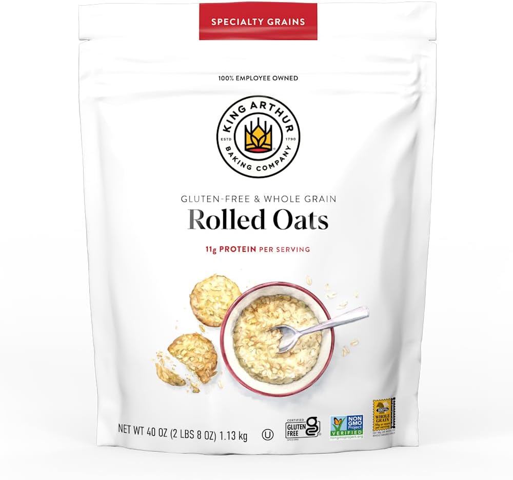 King Arthur Baking Company Gluten-Free & Whole Grain Rolled Oats 2lbs.
