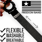 4-18" Inch All-in-One Adjustable & Flexible Band for Dexcom G6 CGM Transmitter Protection Sensor Guard Cover Arm & Leg Band (Diabetic Blue Satin)