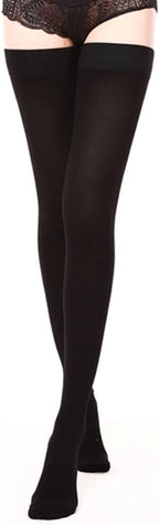Compression Stockings for Women & Men,20-30 mmHg Thigh High Compression Socks with Silicone Dot Band. Best for Running, Varicose Veins, Edema, Swelling.