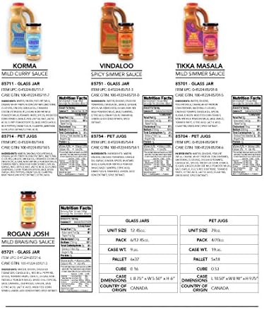 Roland Foods Tikka Masala Curry Sauce, Specialty Imported Food, 70-Ounce Jug