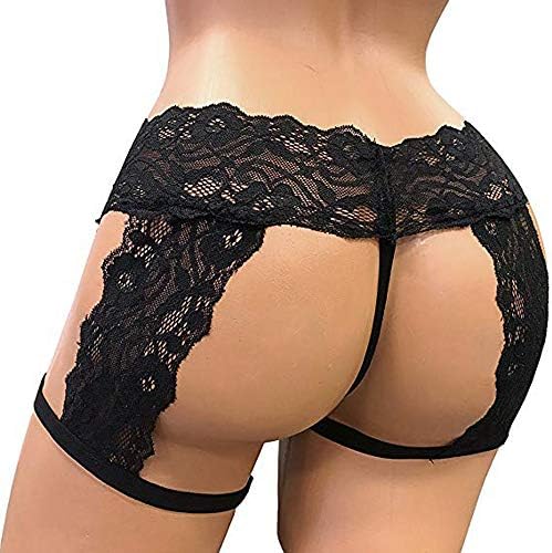 Mens Lace Panties Sexy Underwear Boxer Briefs Pouch Underwear Lingerie for Men Bikini Briefs Sissy Pouch Crossdress Panties