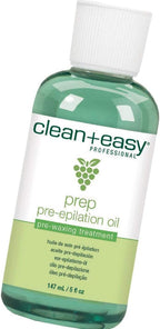 Clean+Easy Pre-Epilation Oil – Pre Wax Oil, Skin Protecting Oils for Face & Body Waxing, Pre and Post Wax Care, Professional Waxing Prep Treatment, 5 oz