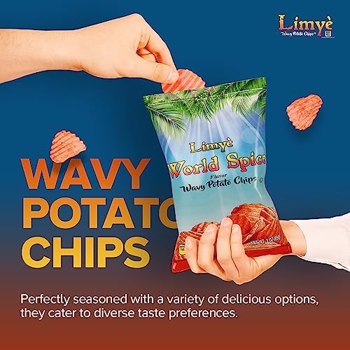 Limyè Potato Chips, World Spice Flavor, Kosher Certified, Allergen Free, Non-GMO, Gluten-free, Vegan potato chips, 3 Oz (12 Pack)