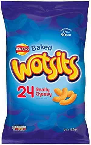 Walkers Wotsits Cheese Snacks 16g x - 22 per pack
