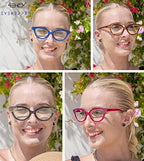 Eyekepper 5-pack Cat Eye Reading Glasses Women Readers