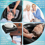 Circa Air Portable Shampoo Bowls For Home - Inflatable Hair Washing Basin For Bedridden and Station for Kids, Portable Sink for Washing Hair, Dread Locs Detox Tub Blow Up Shampoo Basin, Loc Bath