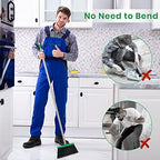 TreeLen Broom and Dustpan Set - Simplify Cleaning Your Home Ktichen Office with Ease