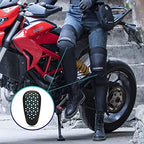ROCKBROS Motorcycle Knee Pad Winter Leg Warmer Windproof Knee Warm Pad with EVA Protector for Motorcycle Skiing Snowmobile