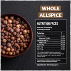 Eastanbul Allspice Berries Whole, 3.5oz, Whole Allspice, Pimento Seeds Jamaican Style, Malagueta Dulce, All Spice for Jamaican Jerk & Mulling Spice Mix, Dried Pimento Berries, Vegan, Non GMO