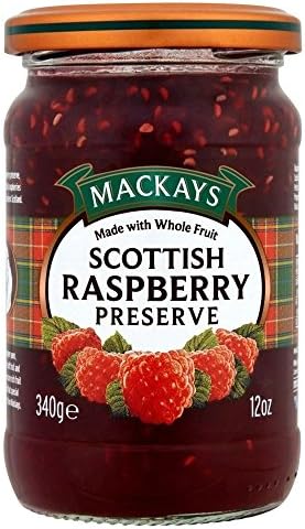 Mackays Scottish Raspberry Preserve (340g) - Pack of 2
