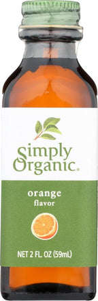 Simply Organic Orange Flavor, Certified Organic | 2 Fl Oz (Pack of 6)
