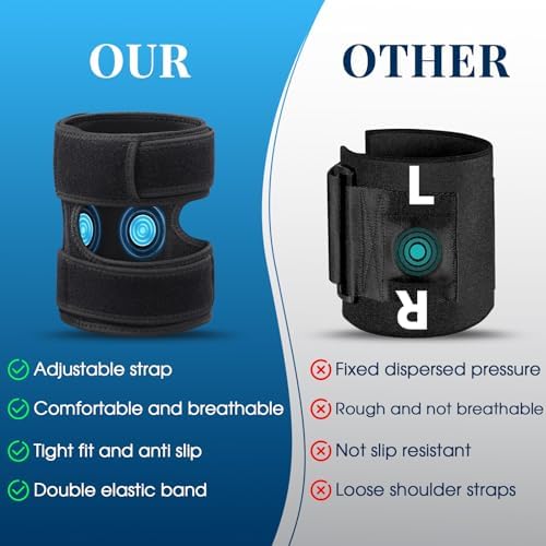 Sciatica Pain Relief Devices Brace, Sciatic Nerve Brace with Adjustable Pressure Pads Targeted Lower Back & Leg Compression for Sciatic Pain, Sciatic Ease Calf Support for Unisex Men Women - Black