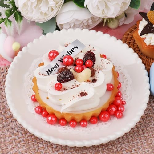 Red Pearl Sprinkles for Cake Decorating, 11.3 Oz Edible Pearls Sugar Large Capacity 4 Jars Set for Baking Cookie Ice Cream Cupcake Topping