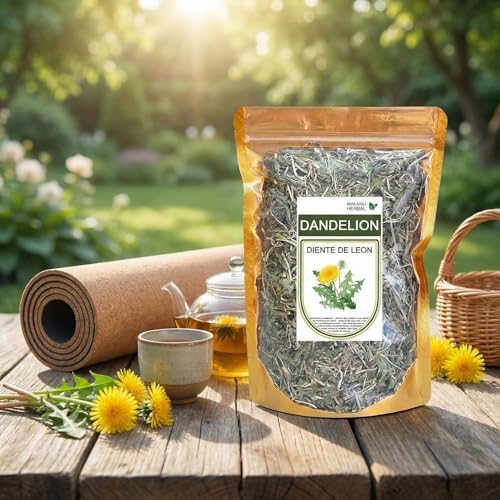 Organic Dandelion Loose Leaf Root Tea - Diente de Leon Hierba for Liver Detox & Kidney Support - 3 oz (85g) Traditional Herbal Infusion - 100% Natural Herbal Tea, Vegan, Non-GMO, Caffeine-Free