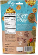 Woodridge Snacks | Vacuum Fried Veggies with Sticky Rice Chips | Mediterranean Mix | 6 Pack | 1.06 OZ (30g) Bags