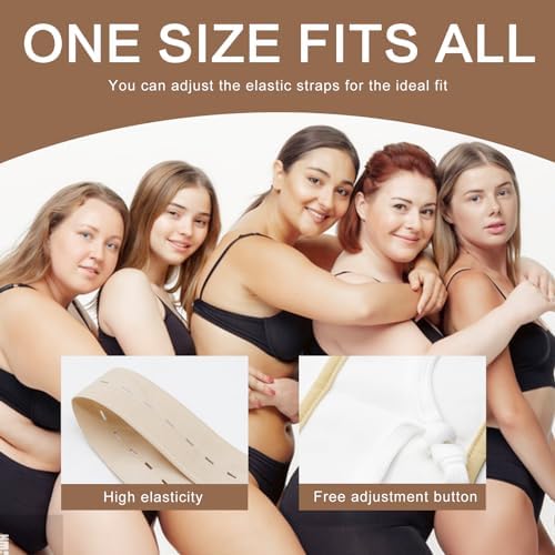 9 Pcs Castor Oil Pack Wrap Organic Cotton for Liver Detox, Stomach, Belly, Neck, Breast, Knee, Foot & Entire Body, Reusable Pads Kit for Hot/Cold Compress with Adjustable Elastic Strap