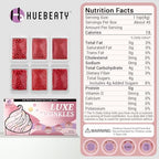 HUEBEATY® 6-in-1 Valentines Red Sprinkles for Cake Decorating - 180g Red Heart Shaped Confetti Sprinkles, Edible Sugar Pearls, Sanding Sugar & Jimmies, Grinch Christmas & Valentines Sprinkles for Cookies, Cupcakes Baking