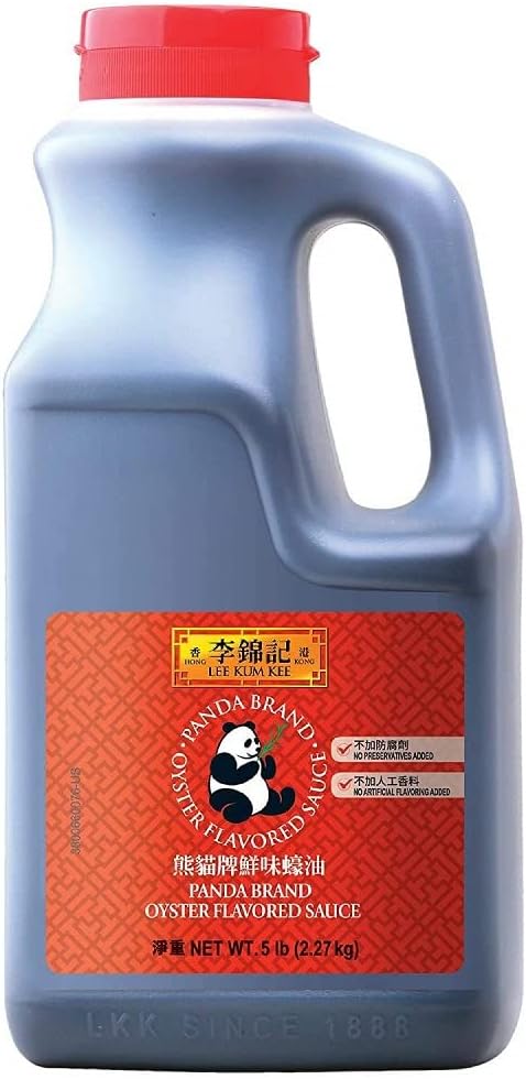 LKK Lee Kum Kee Panda Oyster Sauce (Panda Oyster 5lb, Pack of 3)