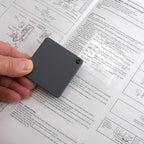 Carson Magniflip Plus 2.5X/5X/7X Flip-Open Magnifier with Built-in Protective Case (GN-44), Grey, Single Pack