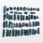 Raw Kyanite Loose Gemstone Lot – 50 Carat Natural Uncut Blue Blades, 8 to 10 Pieces – Rough Crystals for Healing, Meditation, Wire Wrapping, Chakra Balancing & Crafts (Kyanite)