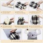 Hot Water Bag, Hot Water Bottle wtih Cover, 2L Rubber Warm Hot Water Bottles Pouch with 130cm Long Soft Waist Cover for Neck, Shoulder, Back, Hand, Legs and Period Pain Relief