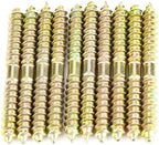 Double Ended Screws Wood Screw Sided Dowel Threaded end 316 Assortment 14 inch bit for to Furniture Rod Connector Headless Male Thread 12 with Ends Two Headed 60mm Long by 6mm
