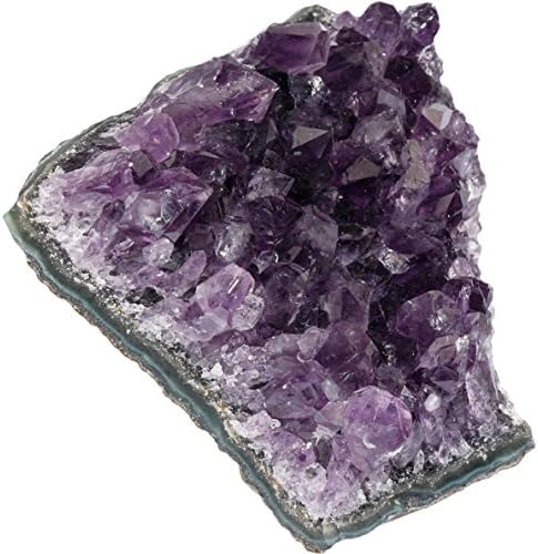 SUNYIK Natural Amethyst Quartz Crystal Cluster,Druzy Geode Specimen Gemstone Sculpture Sphere(0.2-0.3lb)
