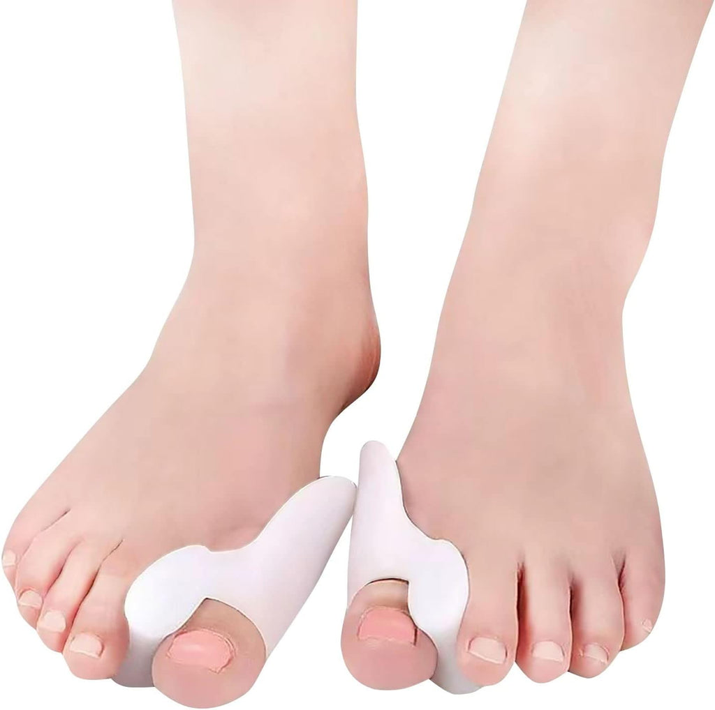 8 Pack Bunion Cushion Protector, 4 Pairs of Bunion Pads with Separator for Big Toe, Gel Shield for Foot Pain Relief, Bunion Corrector, Treat Pain in Big Toe Joint