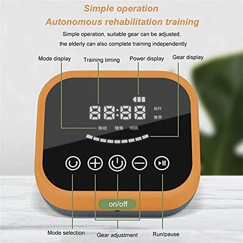 Rehabilitation Robot Glove for Patients with Hand Dysfunction, Portable Finger Rehabilitation Brace Hand Training Finger Orthotics Flexion And Finger Extension Exercise Nerve Massager (right M)