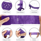 Treela 48 Pack Self Adhesive Wrap Bandage Bulk, 2 Inches x 5 Yards Self Adherent Cohesive Bandage Elastic Athletic Tape Breathable Wound Tape for Stretch Athletic Sports Wrist Ankle(Purple)