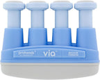 Prohands VIA Hand Exerciser, Finger Exerciser (Hand Grip Strengthener), Spring-Loaded, Finger-Piston System, Isolate and Exercise Each Finger, (6 lb Medium Tension, Blue-Via Music)