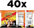 Cheetos Cheese Flavored Snacks, Flamin' Hot Crunchy, 1 Ounce (Pack of 40)