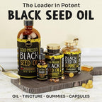 MAJU Black Seed Oil - 3 Times Thymoquinone, Cold-Pressed, 100% Turkish Black Cumin Seed Oil, Liquid Pure Blackseed, Glass Bottle, 8 oz