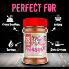 Angus & Oink | Pigasus Bacon Honey Jalapeño Rub | Sweet & Savoury Flavour Explosion | Perfect for Pork, Chicken, Chops & Chips | Gluten-Free | 200g