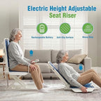AquaLift Electric Bath Lift Chair for Bathtub | Height Adjustable Riser for Seniors, Elderly | IP68 Waterproof | 320 LBS Capacity | Rechargeable Battery