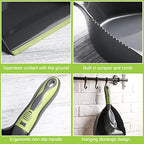 Zopeal 6 Set Dust Pan and Brush Set, Small Dustpan with Broom, Handheld Angle Broom and Dustpan Set for Home Room Kitchen Car Office Lobby Indoor Floor Cleaning