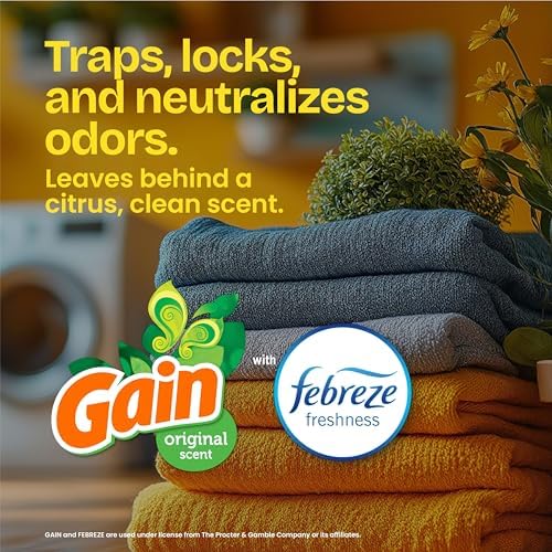 Glad ForceFlex Tall Kitchen Trash Bags, 13 Gallon, Gain Original, 40 Count (Package May Vary)