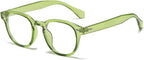 NIDOVIX Retro Round Blue Light Blocking Glasses for Men Women, Vintage Frame Non-prescription Computer Reading Eyeglasses