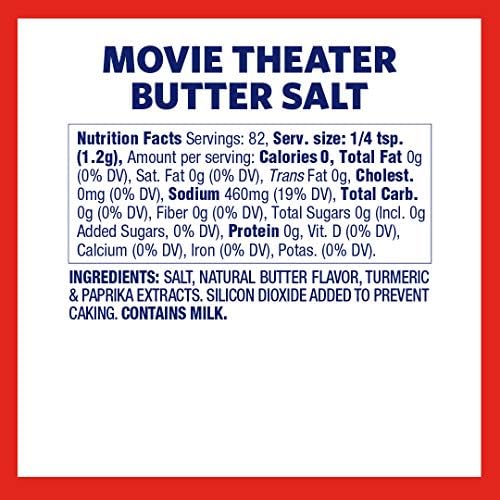 Kernel Season's Popcorn Seasoning, Movie Theater Butter Salt, 3.5 Ounce (Pack of 6)